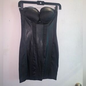 Charlotte Russe Strapless Black Bodycon Dress
